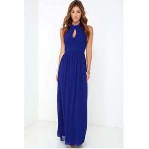 Lulu’s Cobalt Blue Gown